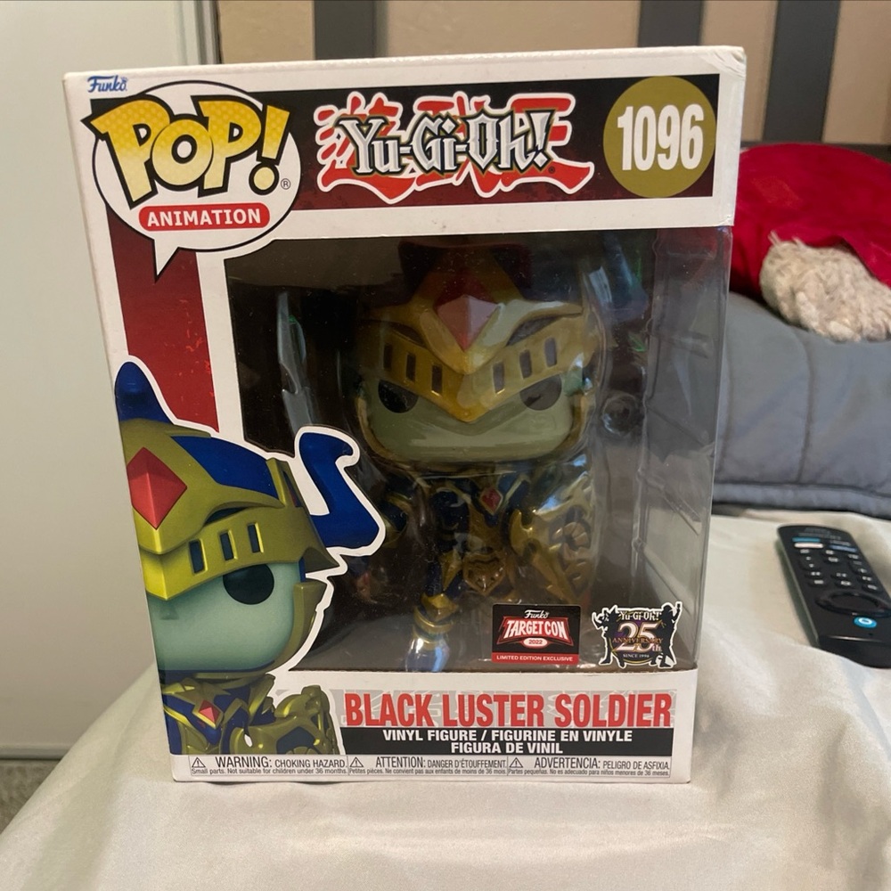 Funko Black Luster Soldier Pop! Vinyl Figure - Gold, Blue, Red